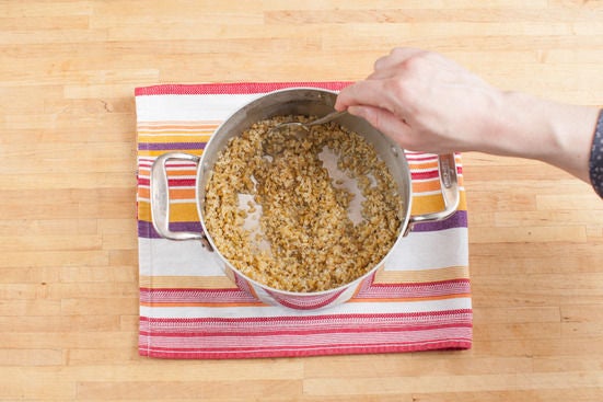 Cook & dress the freekeh: