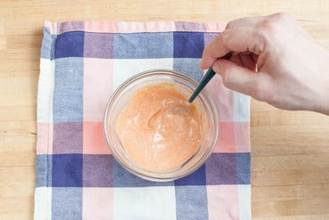 Make the lime-paprika sauce: