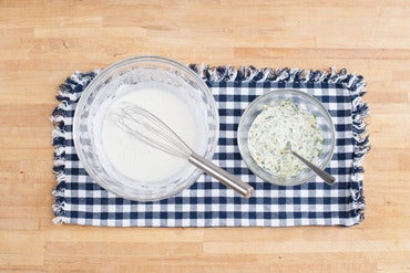 Make the remoulade sauce & fish batter: