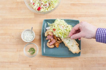 Plate your dish: