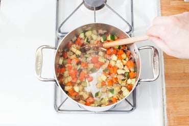 Make the caponata: