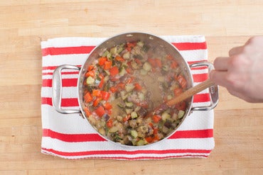 Finish the caponata: