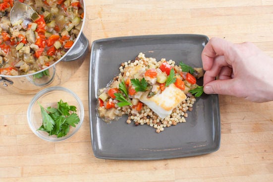 Plate your dish: