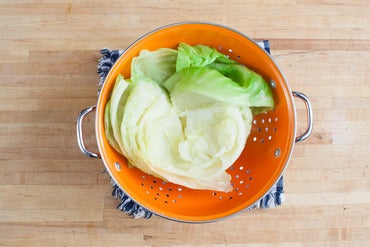 Cook the cabbage: