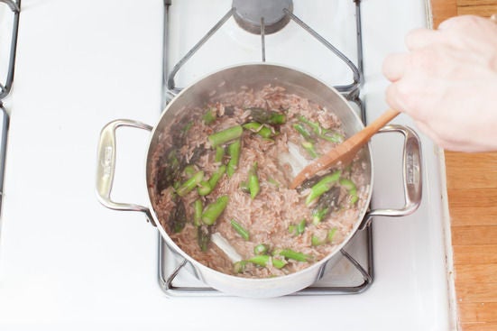 Finish the risotto: