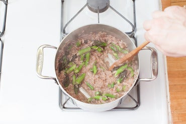Finish the risotto: