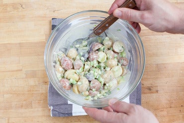 Make the potato salad & enjoy: