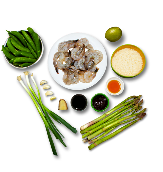 Shrimp & Asparagus Fried Rice ingredients