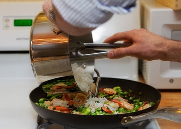 Add the rice: