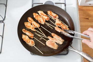 Cook the chicken: