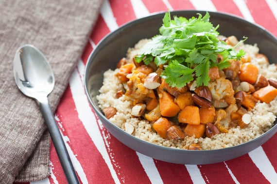 Moroccan Vegetable Stew with Whole Wheat Couscous