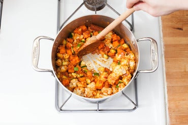 Add the aromatics: