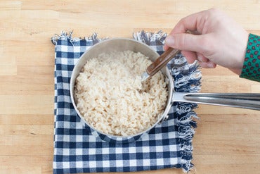 Cook the rice: