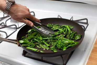 Cook the Chinese broccoli & enjoy: