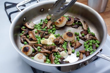 Sauté the vegetables: