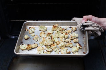 Roast & dress the cauliflower: