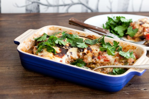 Moussaka with Lemony Parsley Salad