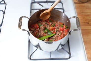 Cook the filling: