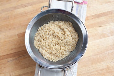 Cook the quinoa: