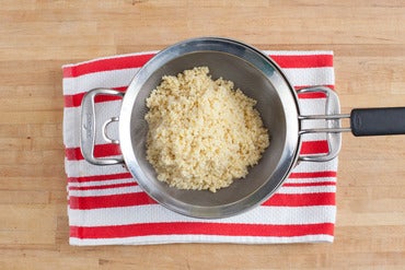 Cook the millet: