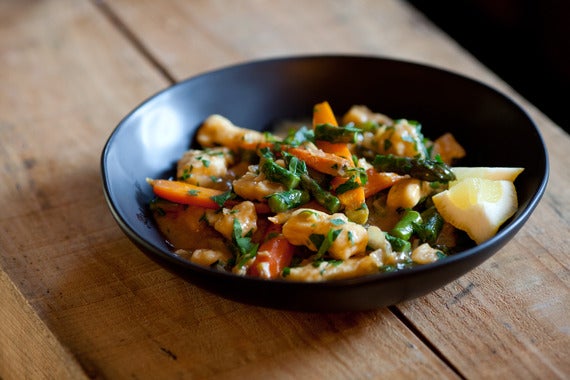 New Jersey Asparagus & Dumplings
