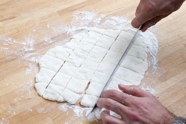 Make the dumplings: