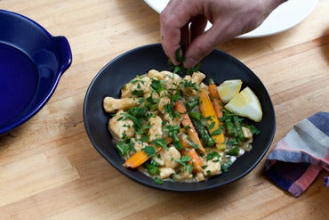 Plate your dish: