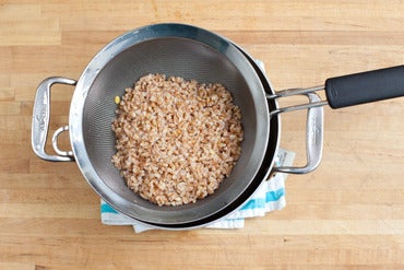Cook the farro: