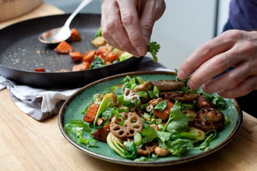 Plate your dish: