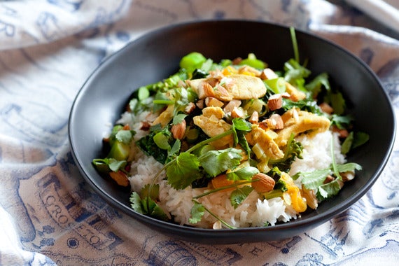 Chicken & Apricot Coconut Curry with Basmati Rice