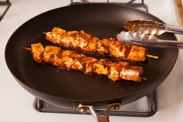 Cook the pork: