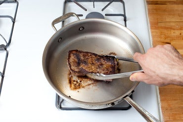 Cook the steak: