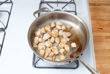 Cook the chicken: