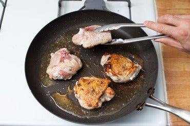 Cook the chicken: