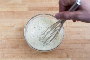 Make the dressing: