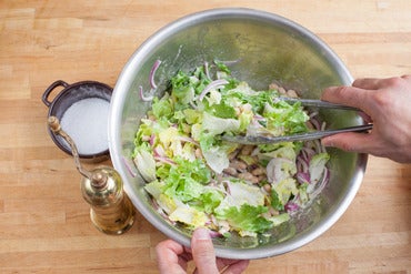 Make the salad: