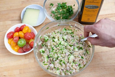 Make the salad: