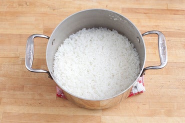 Cook the rice:
