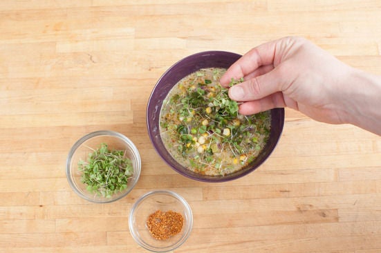 Plate your dish: