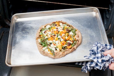 Bake the crostata: