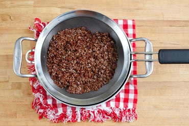 Cook the quinoa: