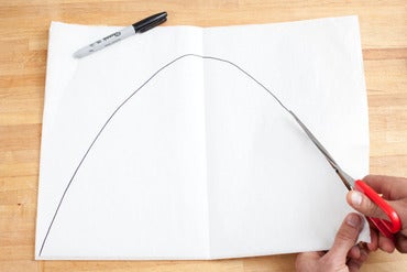 Cut out the parchment: