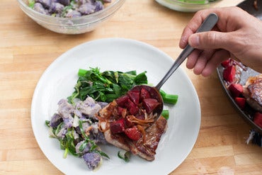 Plate your dish: