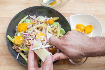 Assemble the salad: