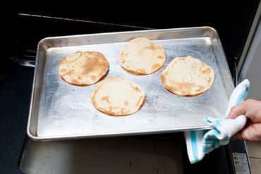 Bake the tortillas: