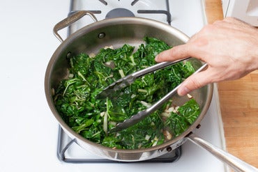 Cook the vegetables: