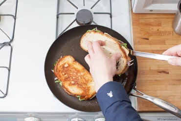Cook the sandwiches: