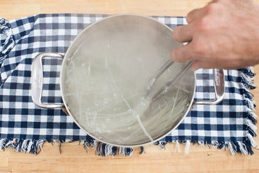 Cook the noodles: