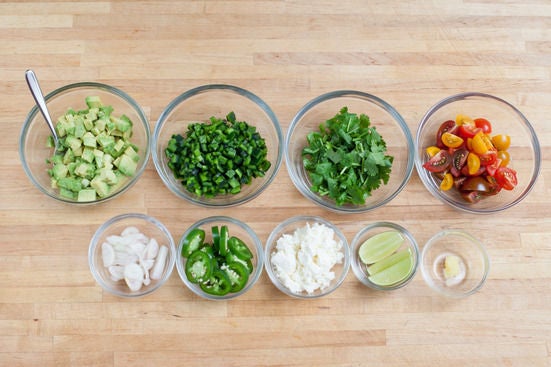 Prepare your ingredients: