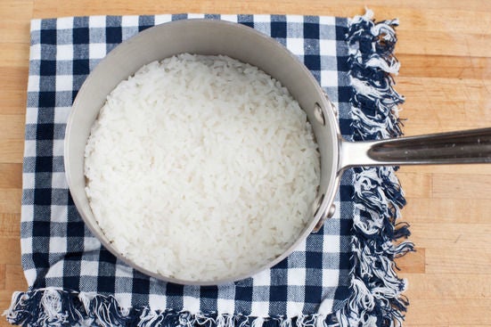 Cook the rice: